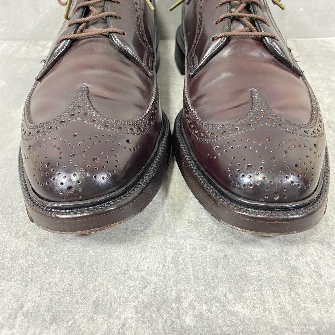 【70s】フローシャイム インペリアル コードバン ウイングチップ 27.5
