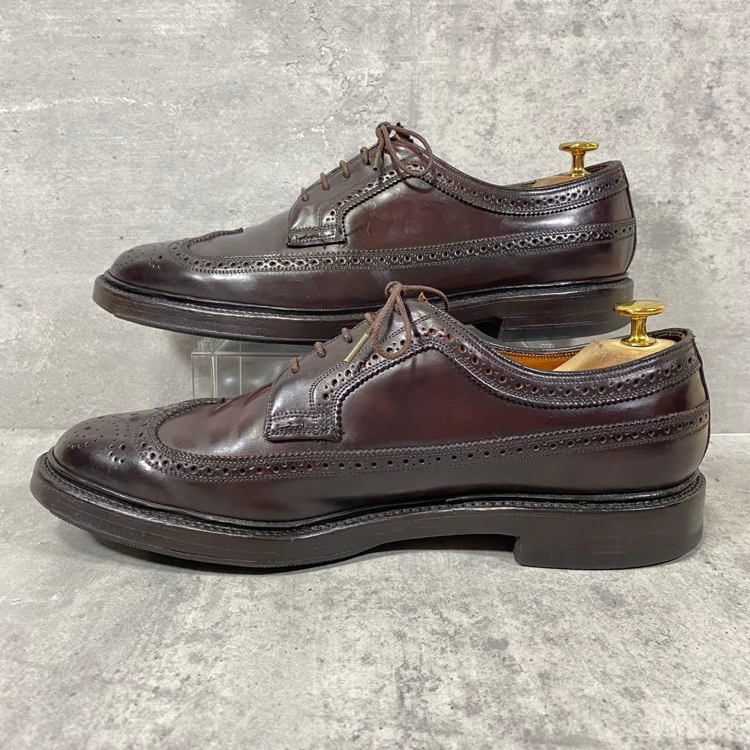 【70s】フローシャイム インペリアル コードバン ウイングチップ 27.5
