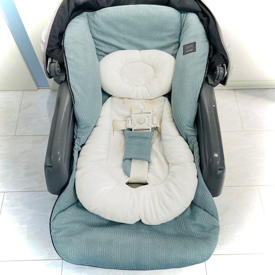 【美品】おまけカバー付★コンビネムリラオートスイングBEDiスリープシェルブルー