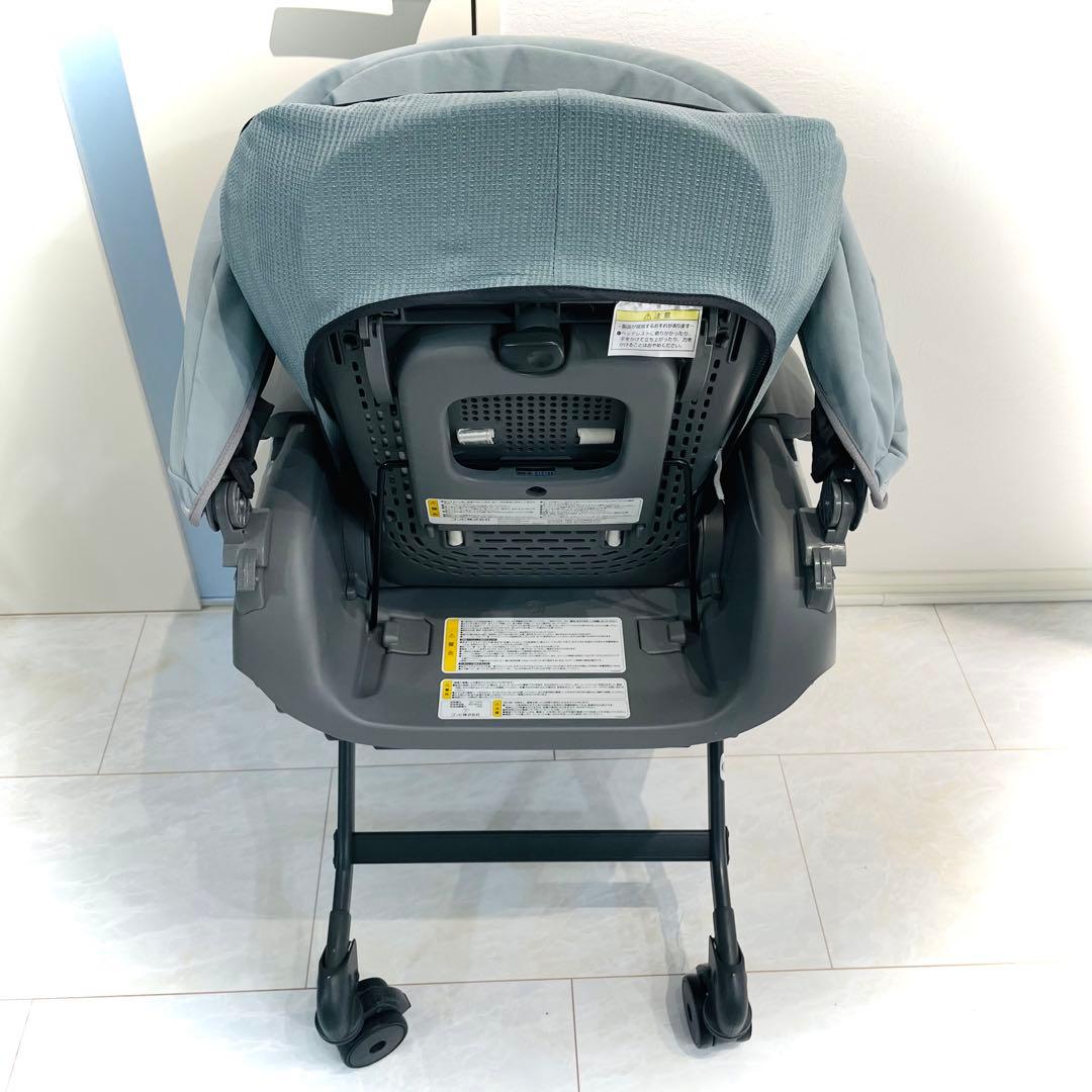 【美品】おまけカバー付★コンビネムリラオートスイングBEDiスリープシェルブルー