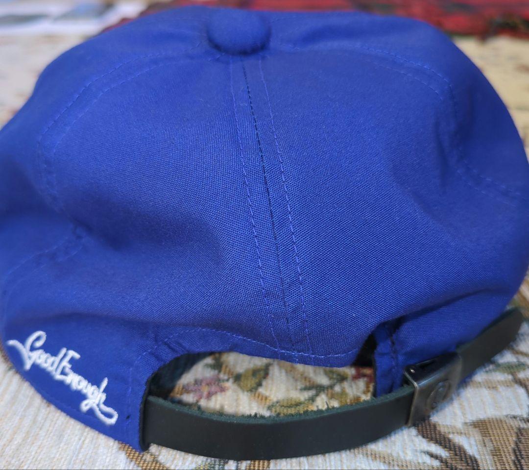 ボ*ン様 Good Enough BBキャップ　同色フェルトロゴ 青