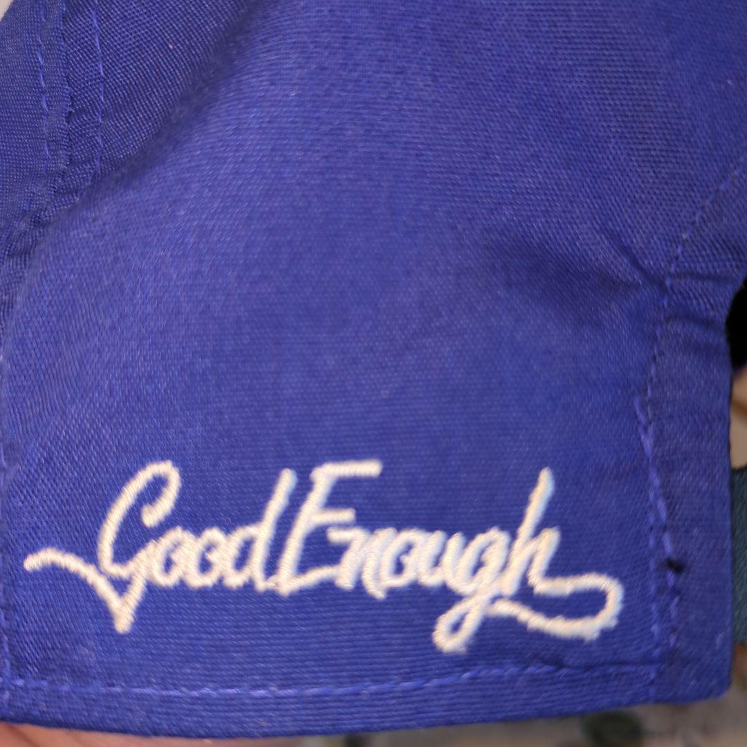 ボ*ン様 Good Enough BBキャップ　同色フェルトロゴ 青