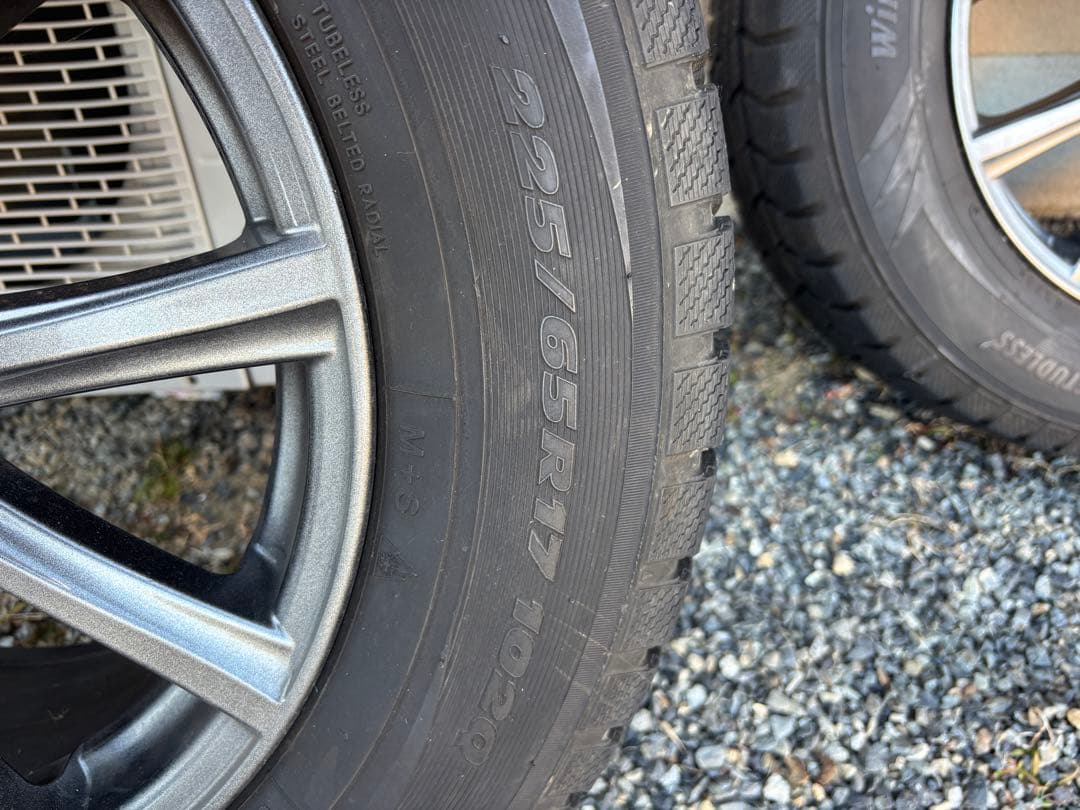 お値引OKハリアー、RAV4 スタッドレスタイヤホイールセット　直接のお渡し希望