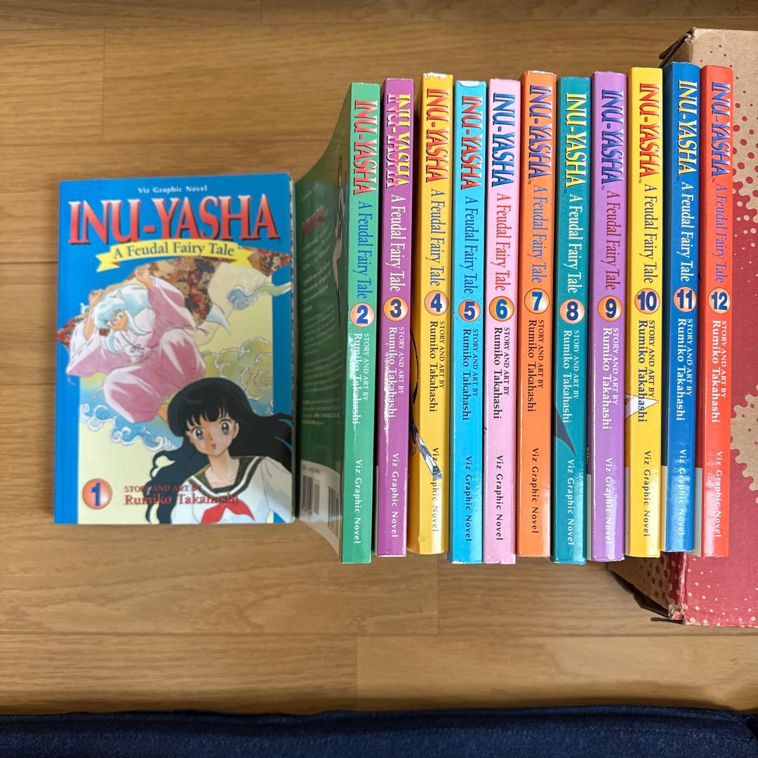 犬夜叉1-12巻　英語版　古本　洋書