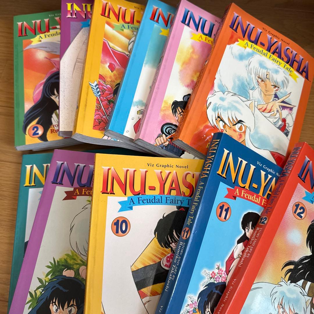 犬夜叉1-12巻　英語版　古本　洋書