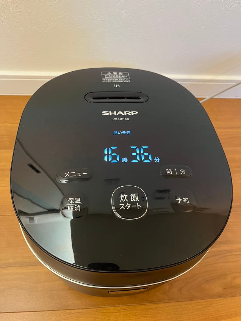 シャープ　IHジャー炊飯器　5.5合炊き　KS-HF10B-B