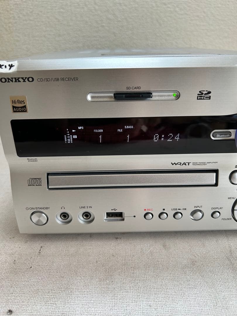 K14 整備ONKYO NFR-7TX ハイレゾCD/SD/USB レシーバー