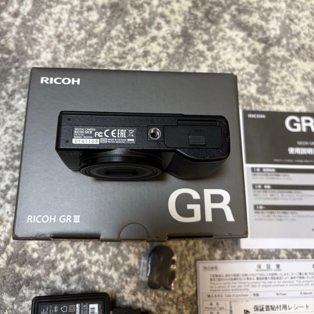 【極美品】シャッター数650 RICOH GR III