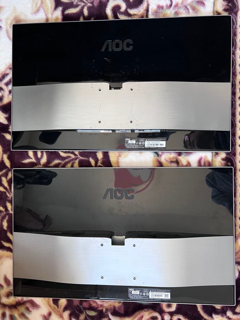 AOC LV243XIP モニター 内蔵スピーカー 動作確認済み 2台セット