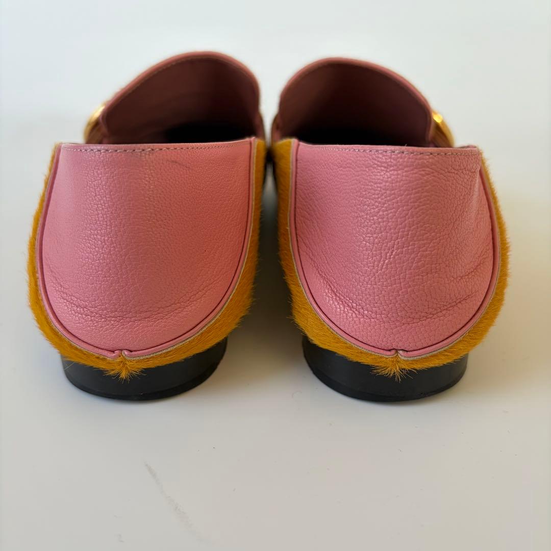 BALLY バリー ハラコ ローファー LOTTIE 39 イエロー　美品