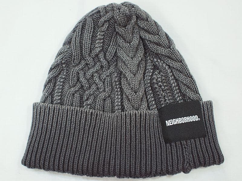 極美 24AW NEIGHBORHOOD WASHED CABLE BEANIE