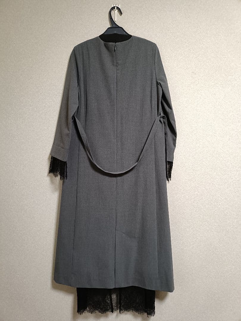 STRATA エストラータ レースドッキングキャミセットワンピース グレー