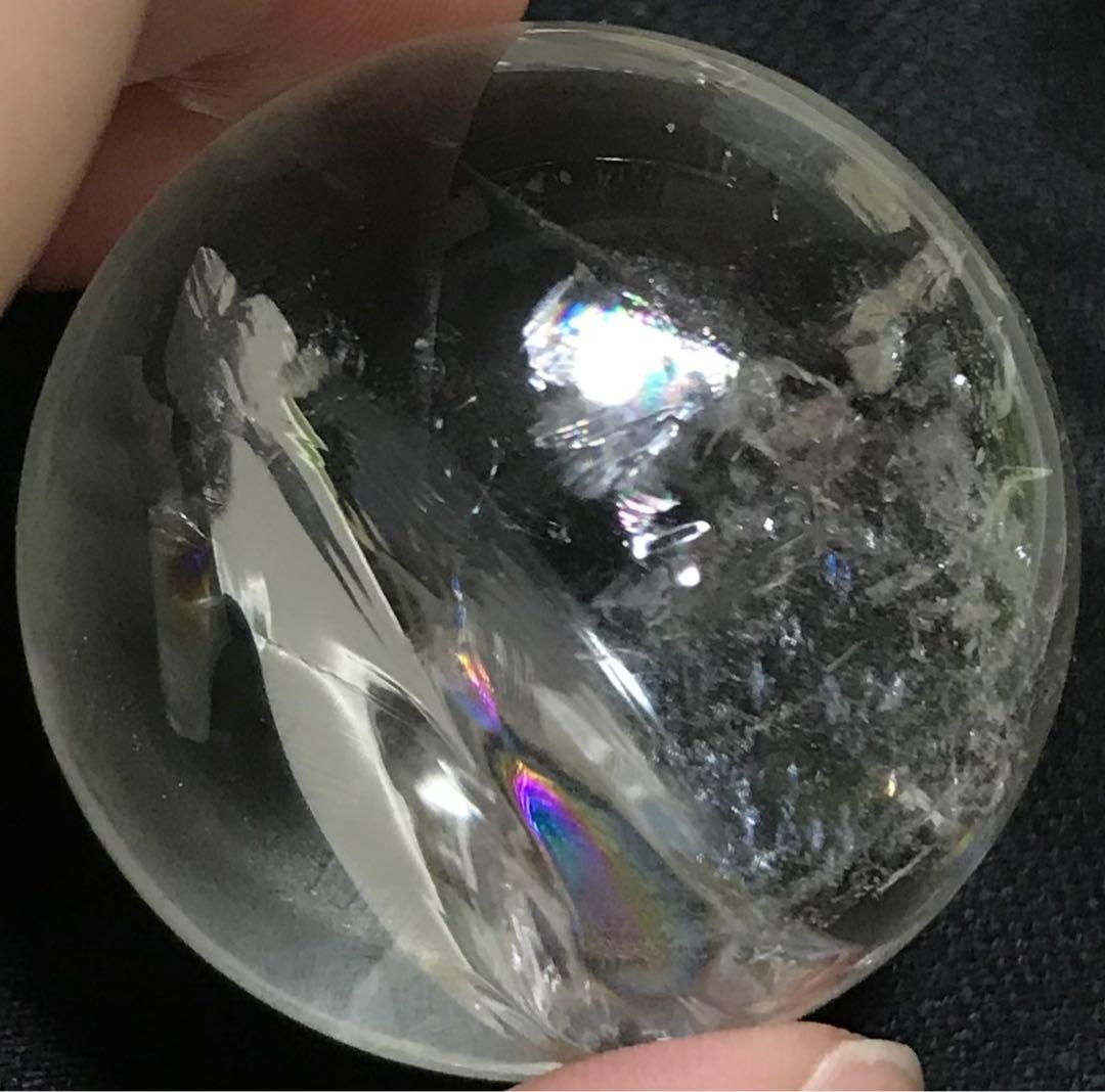 天然石　ブラジル　セラデカブラル産　レムリアンシードクリスタル　スフィア　丸玉