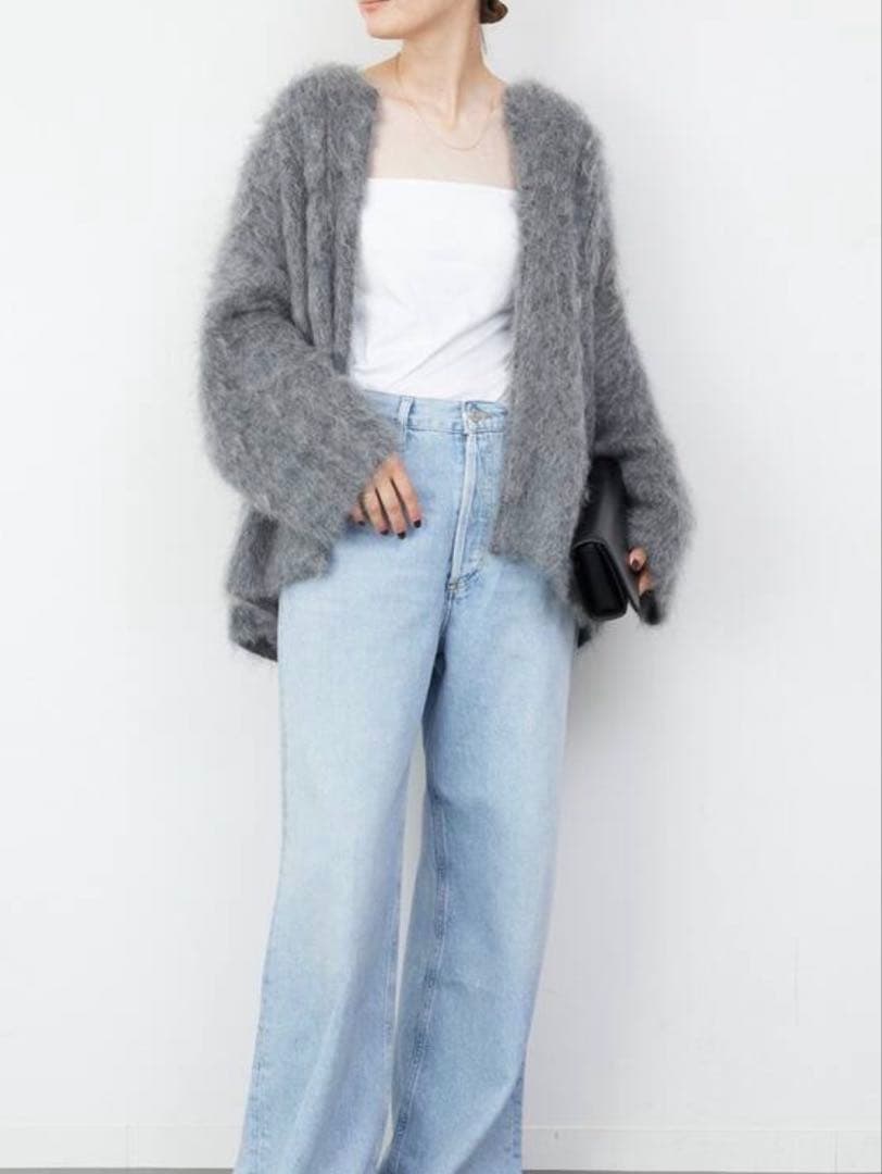 Deuxieme Classe PORTMIX クルーネックカーディガン