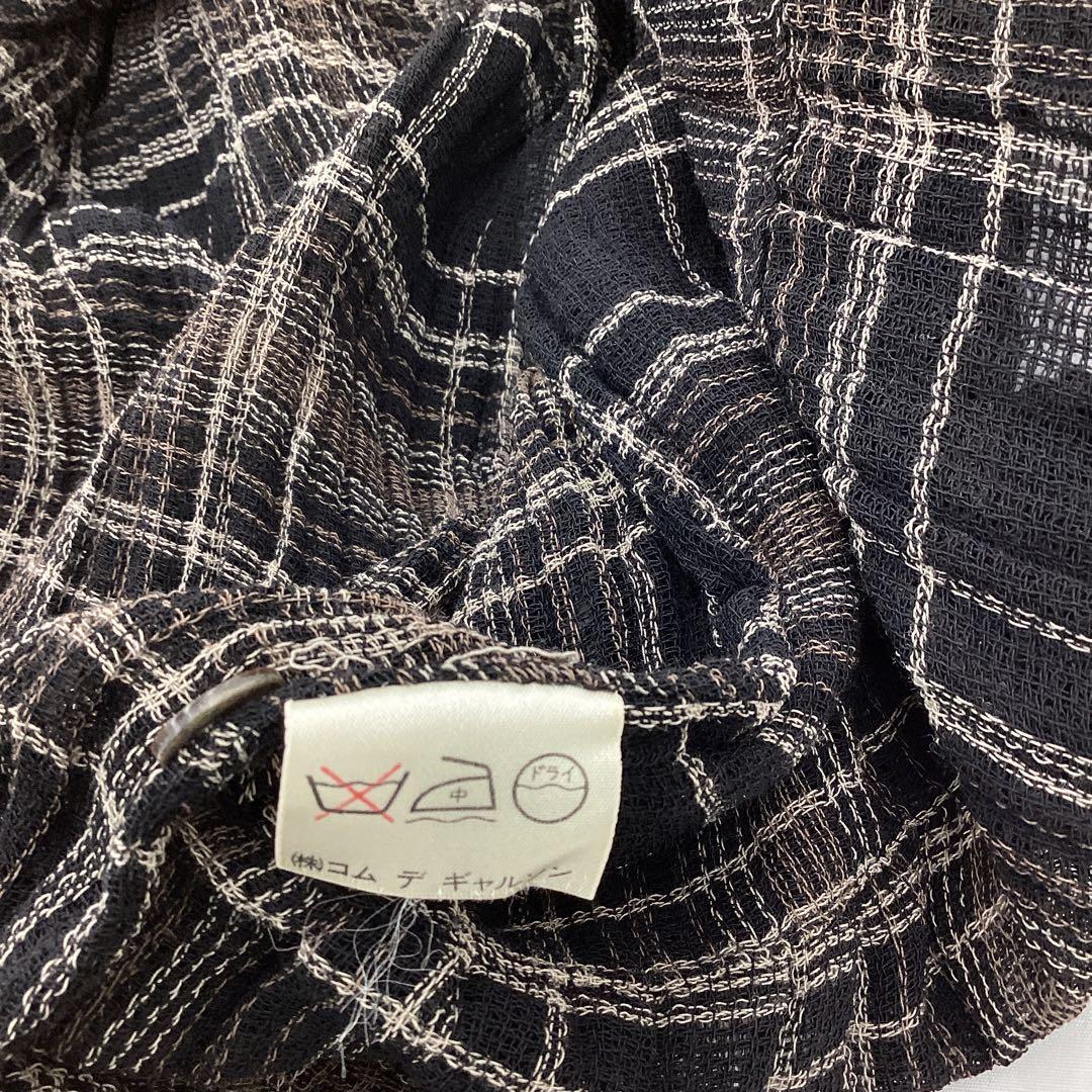 R742K レディースシャツチュニック F 黒レトロ春夏コムデギャルソン4/24