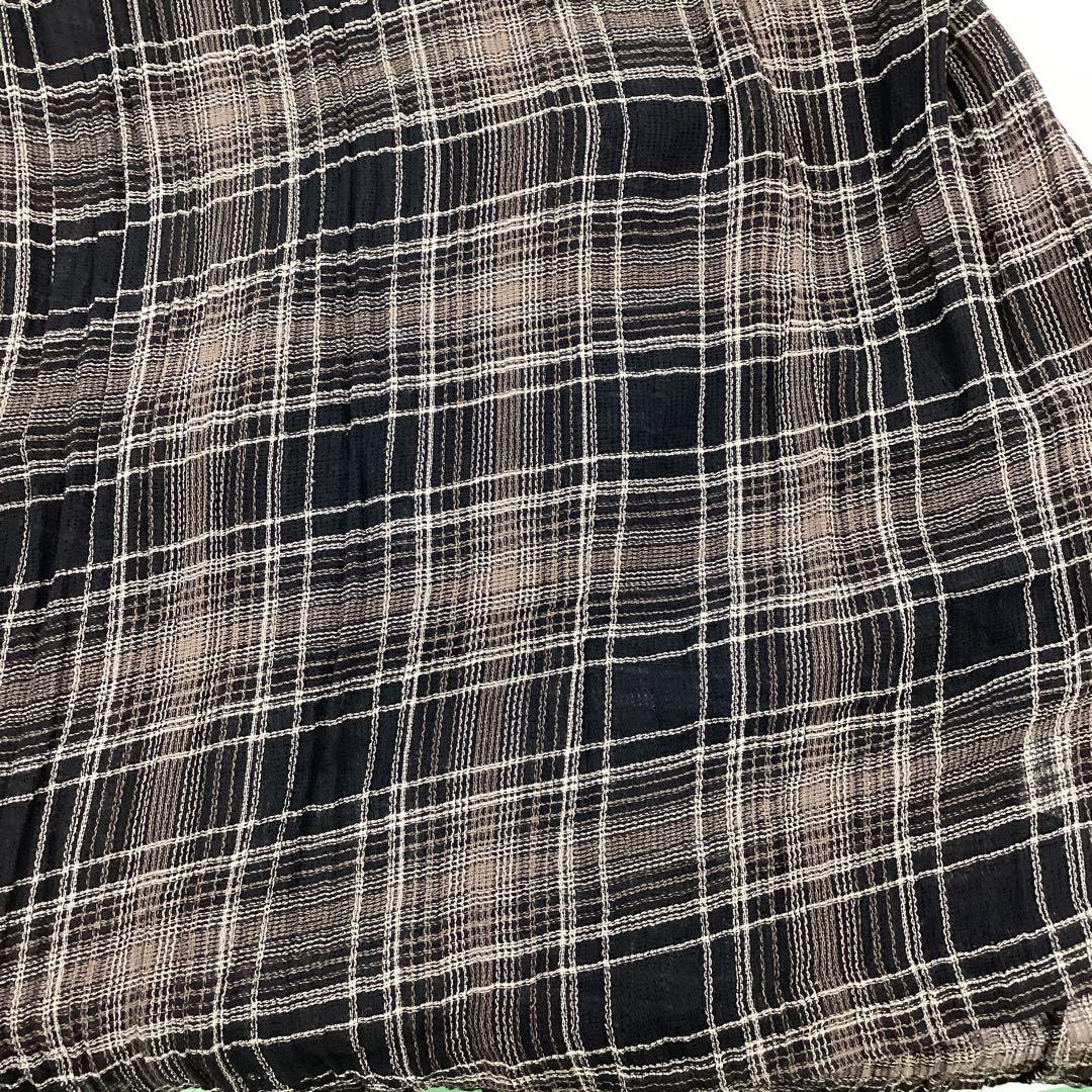 R742K レディースシャツチュニック F 黒レトロ春夏コムデギャルソン4/24