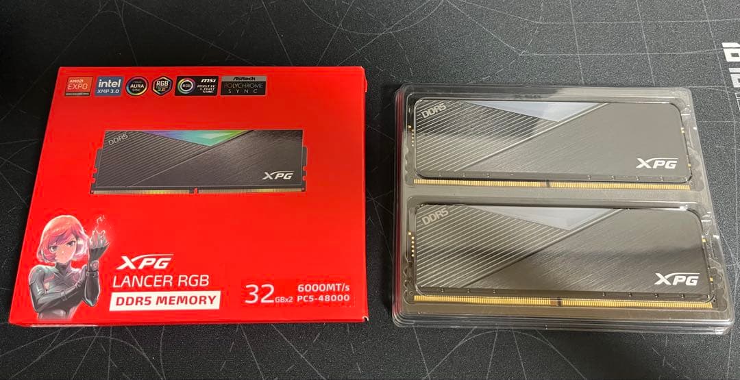 値下中⭐︎XPG 64GB DDR5 PCメモリ(32GB×2枚組)