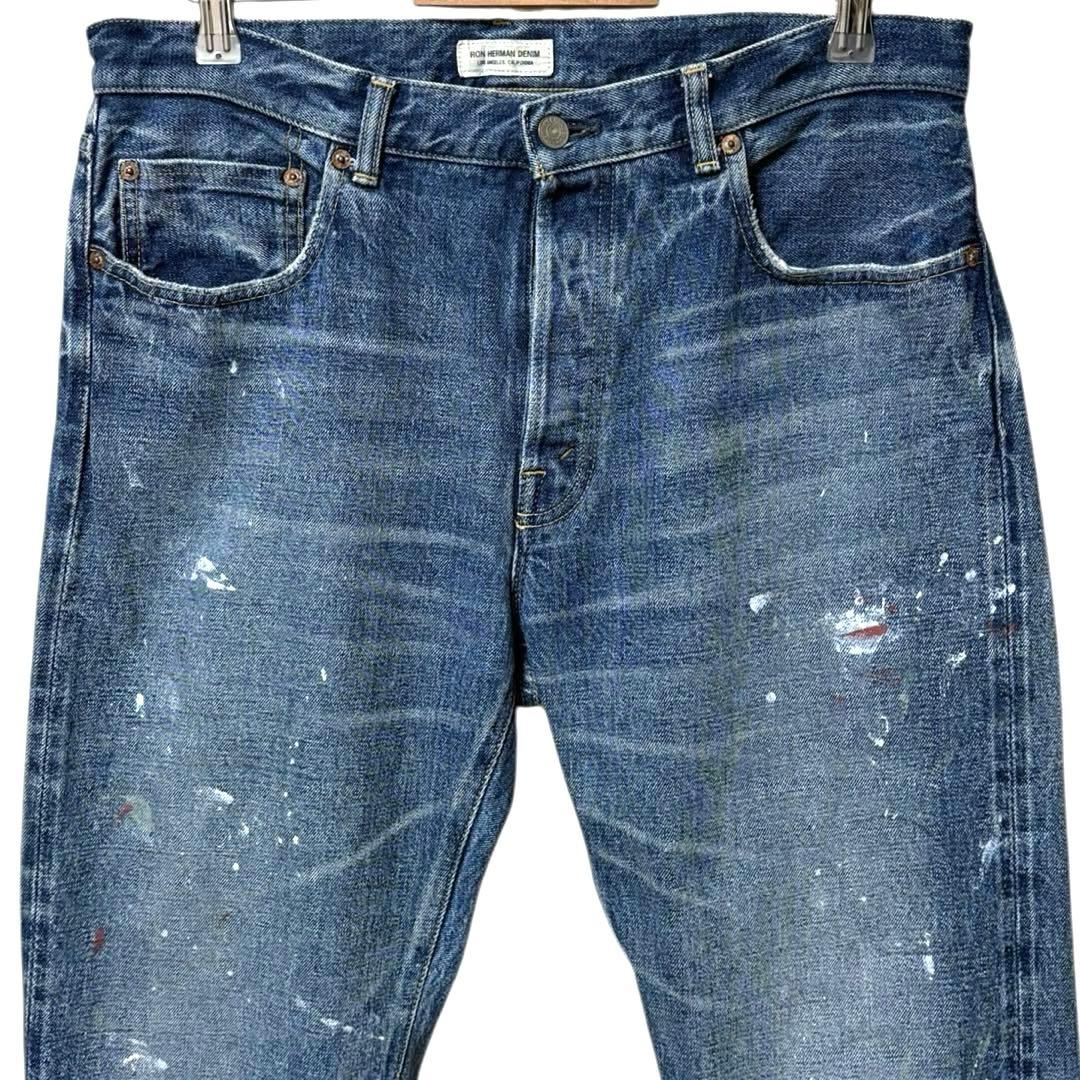 RonHerman ビンテージ加工セルビッチデニム 赤耳 RHCペンキ 日本製