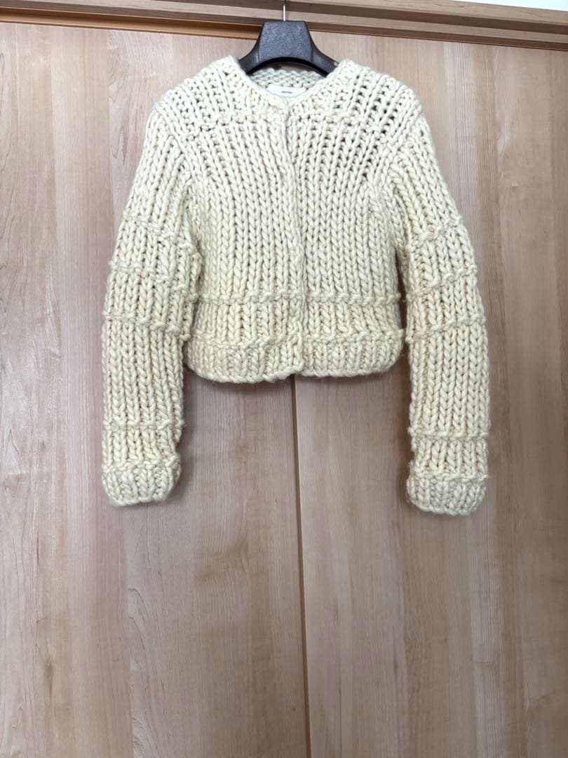OHOTORO クリームニットカーディガン