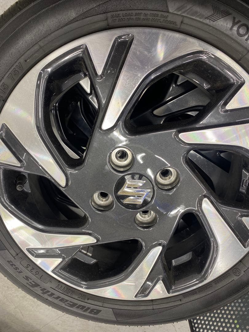 m*a様 スズキ 15インチ ホイールセット ヨコハマタイヤ