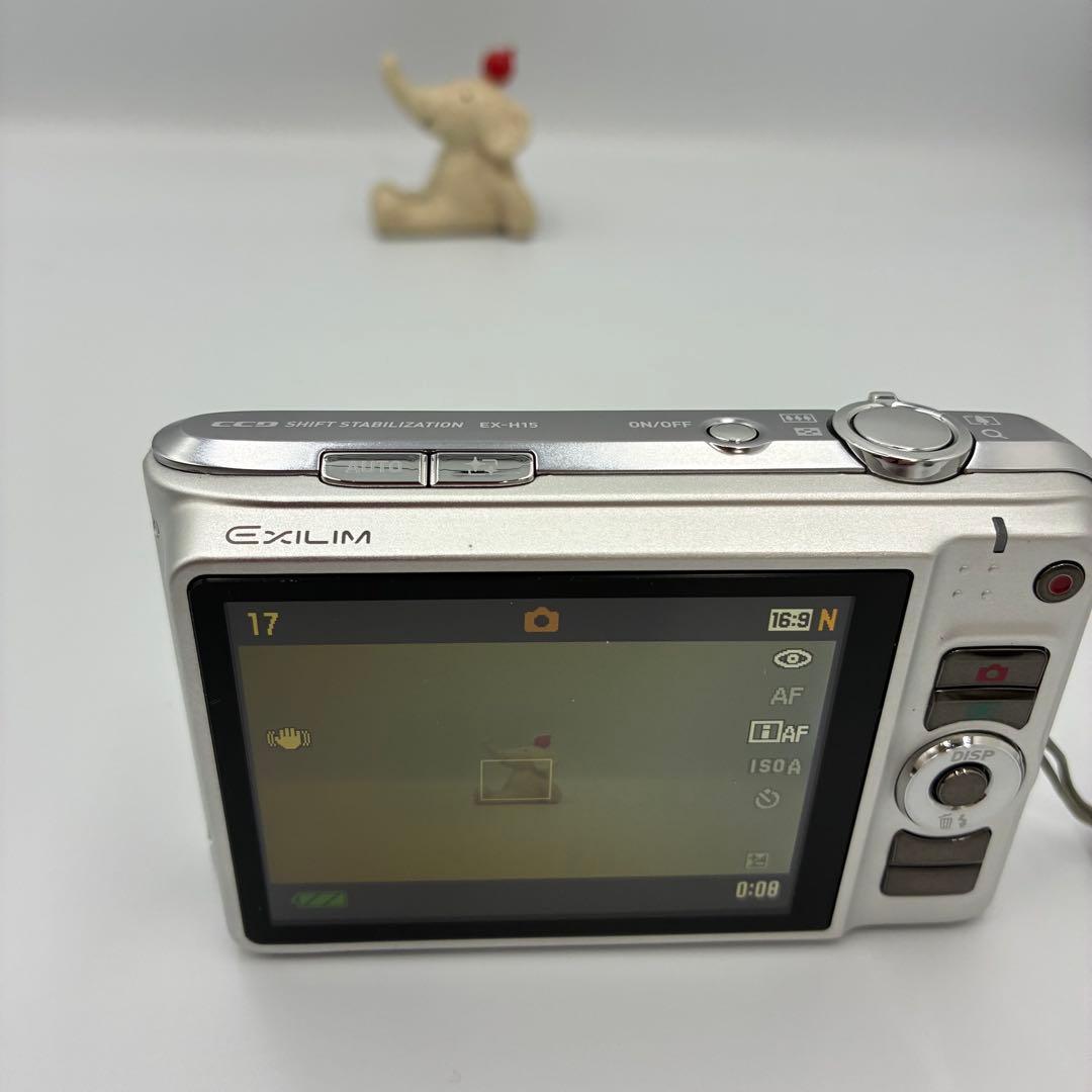 CASIO EXILIM EX-H15 カシオ エクシリム デジカメ シルバー