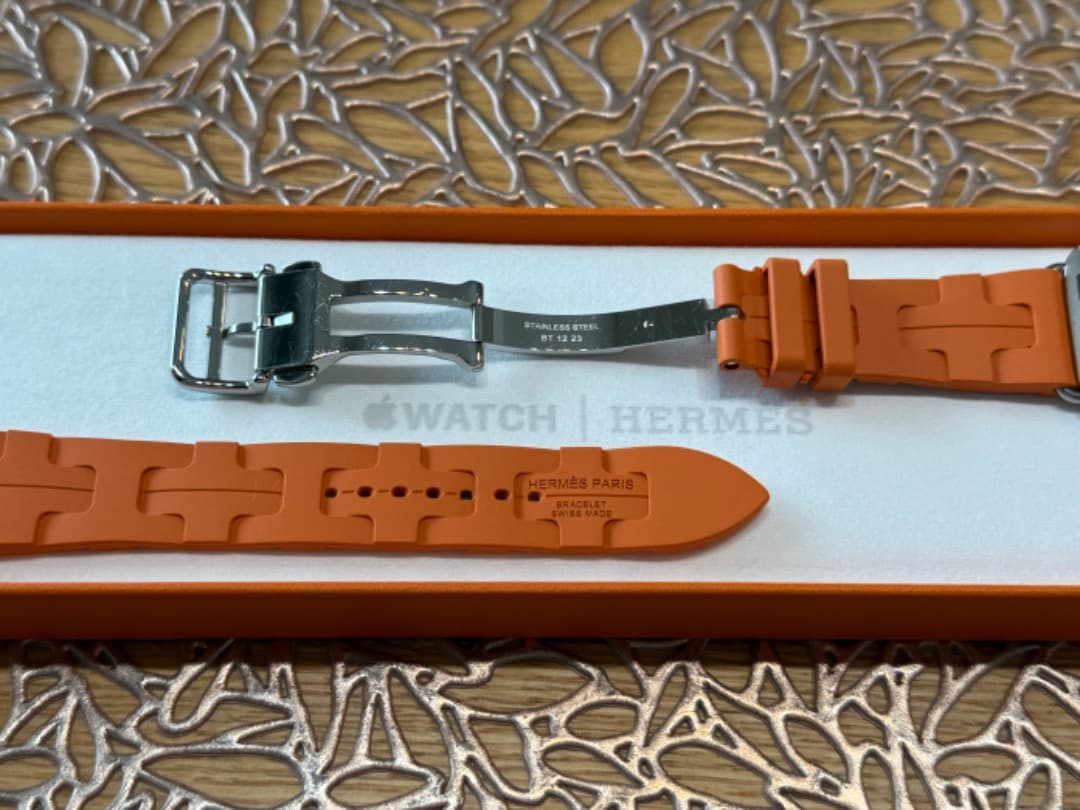 アップル ウォッチ エルメス バンド キリム オレンジ 38-42mm バレニア