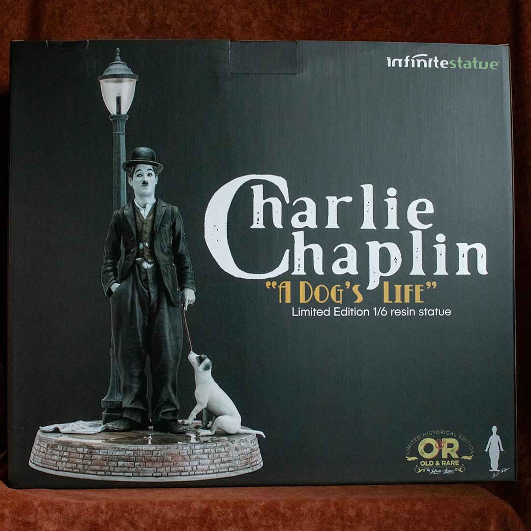 【週末値下げ】インフィニティスタチュー　チャールズ・チャップリン 『犬の生活』