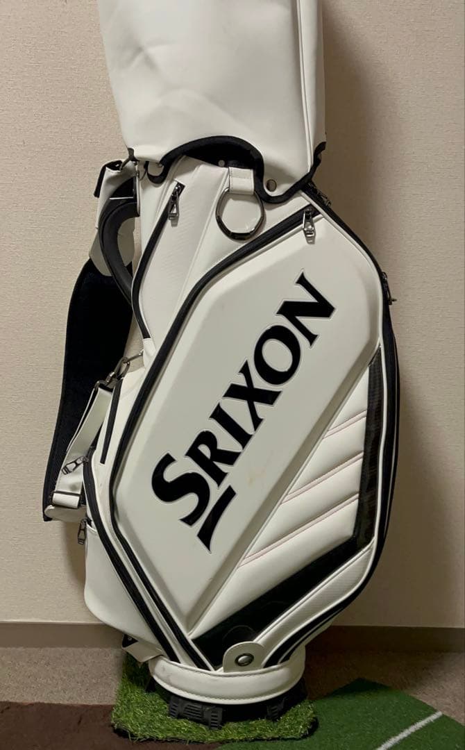 Srixon ホワイト キャディバッグ　スリクソン
