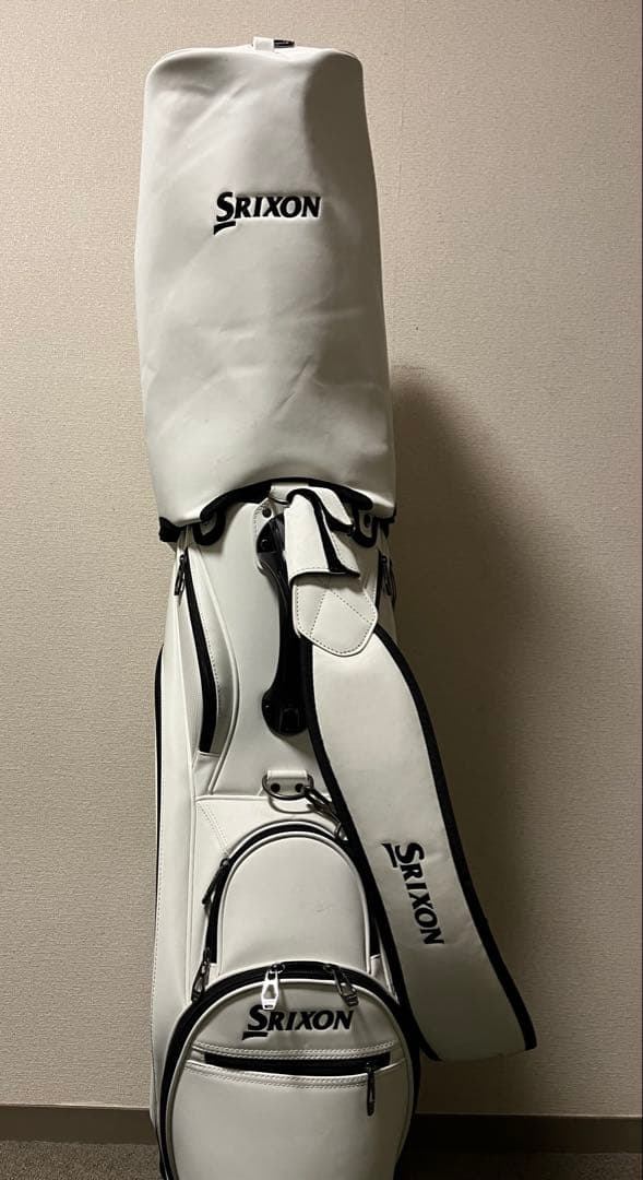 Srixon ホワイト キャディバッグ　スリクソン