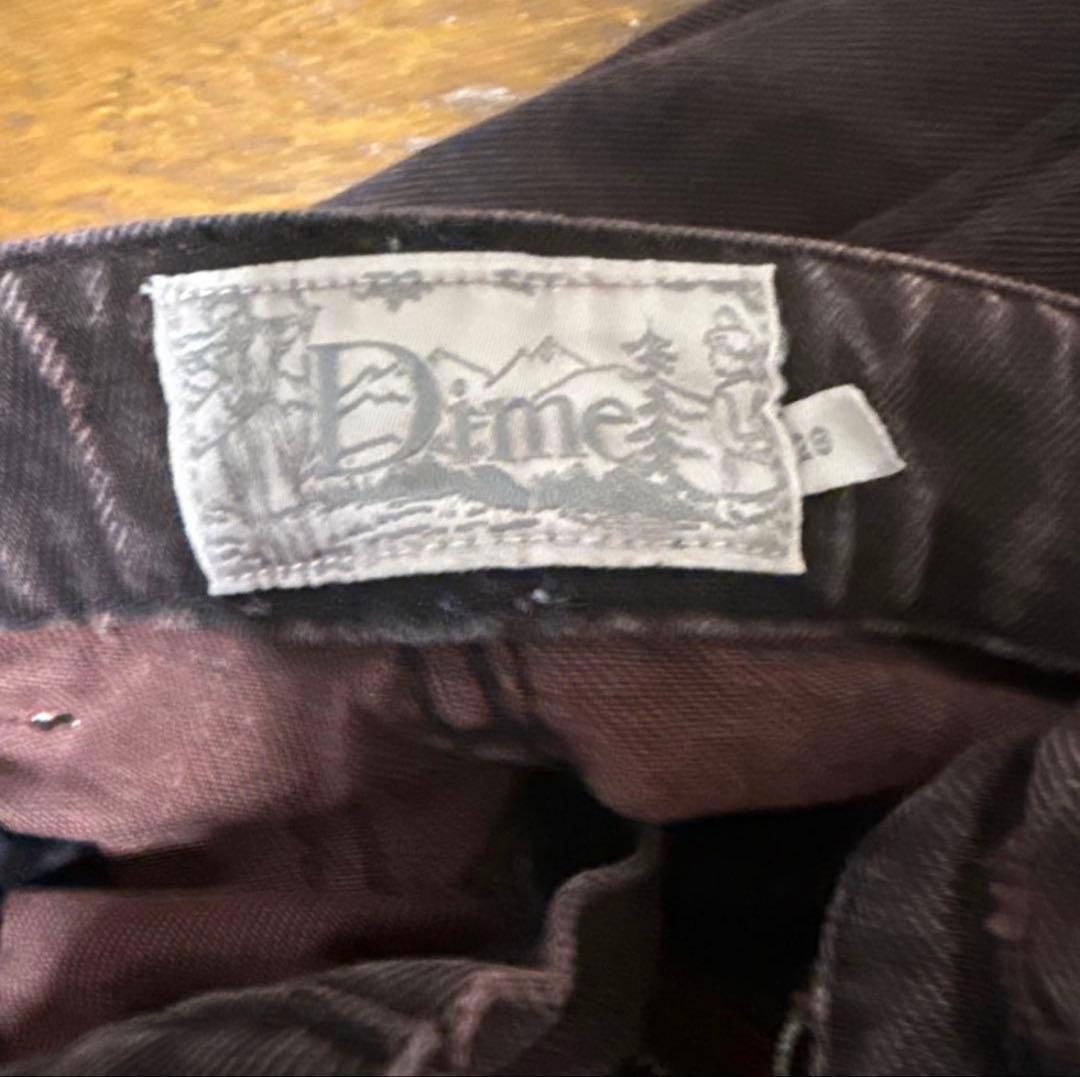 【最終値下げ】DIME バギーデニム　レッド　32