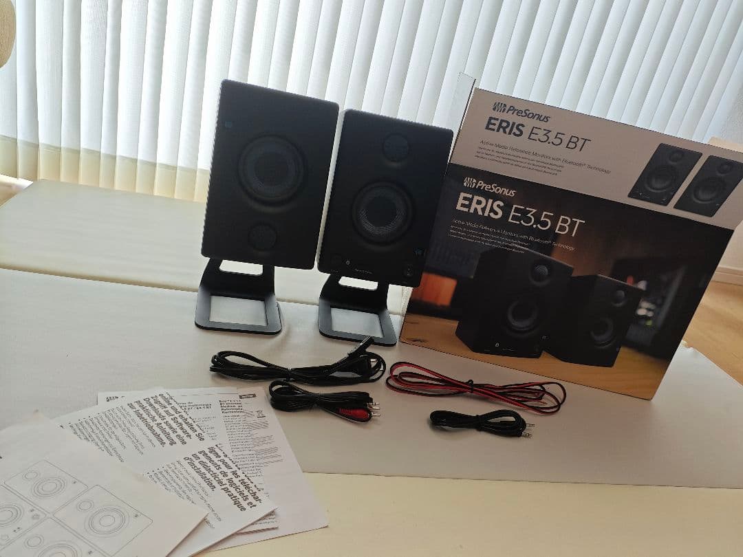 PreSonus eris e3.5 bt　bluetooth対応　スタンド付き