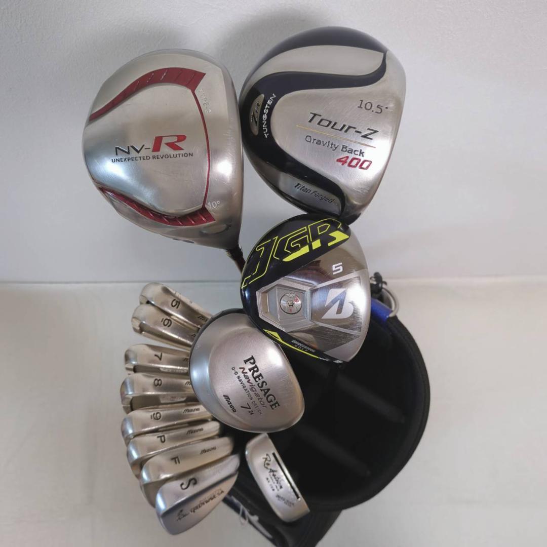 ゴルフクラブ　マックテック　ミズノ　他　メンズ ゴルフクラブセット 送料込み