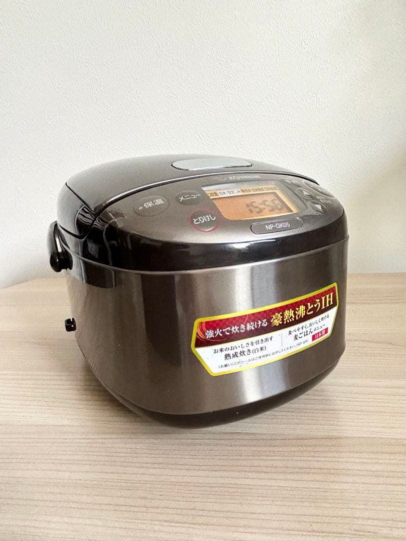 象印 NP-GK05-XT 小容量IH炊飯ジャー 3合炊き ステンレス