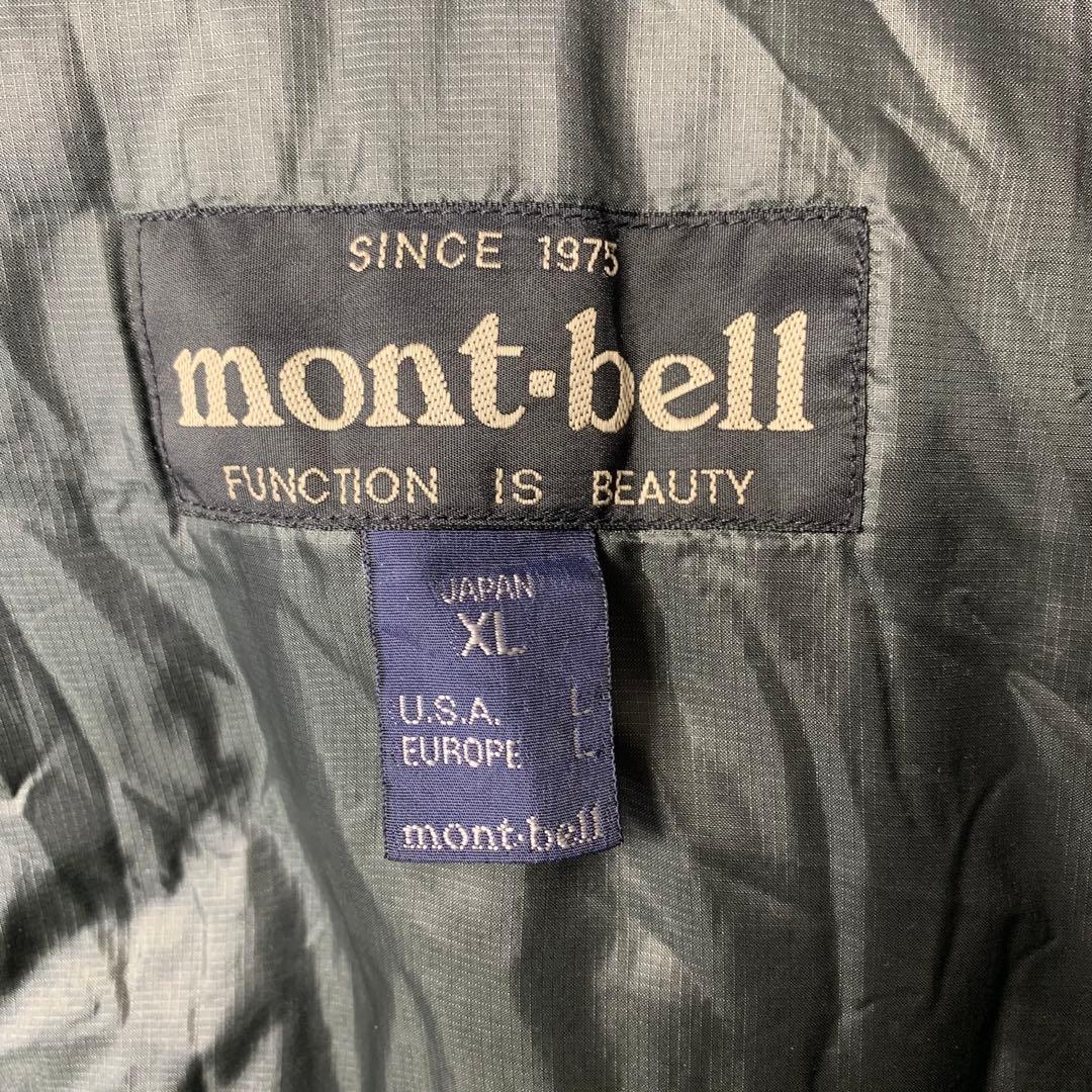 H*O様 オールドモンベル アルパインダウンジャケット XL ブラック 刺繍ロゴ