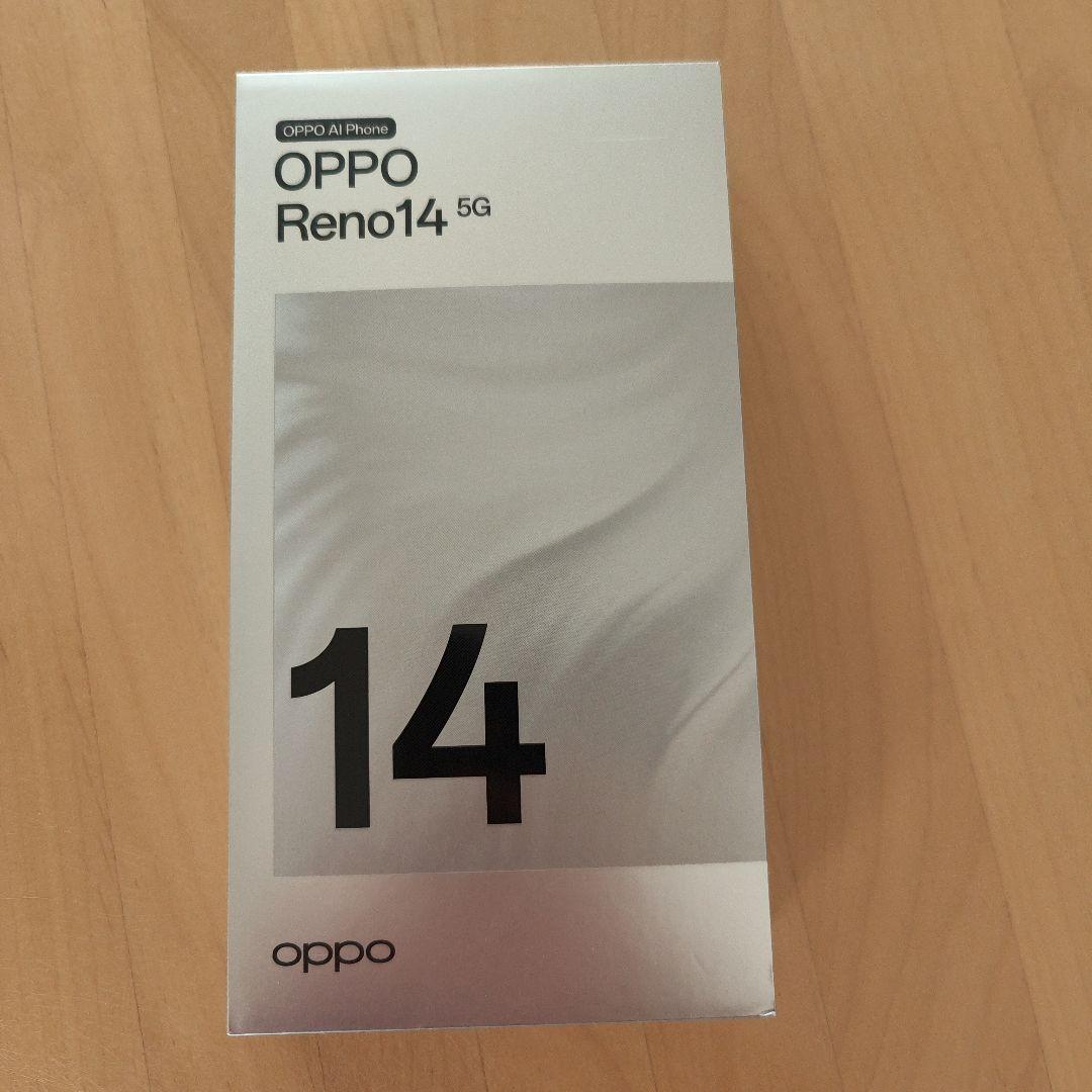【美品】OPPO Reno14 5G ルミナスグリーン
