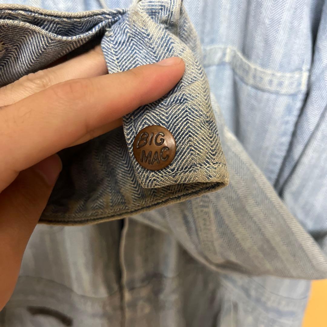【60s】BIG MAC ツナギ ヘリンボーン 古着 ヴィンテージ