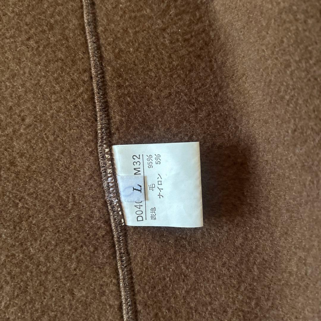 美品　PAPAS パパス ウール　ブラウン　オーバーサイズコート