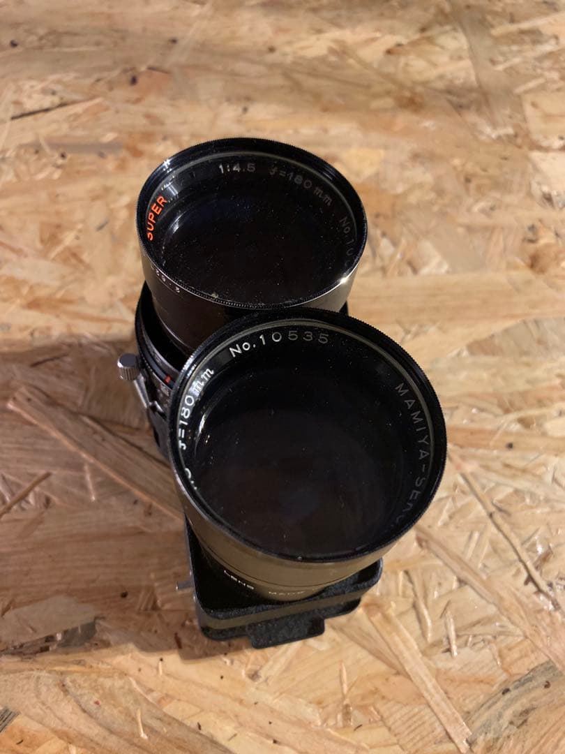 2眼レフ　180mm レンズ