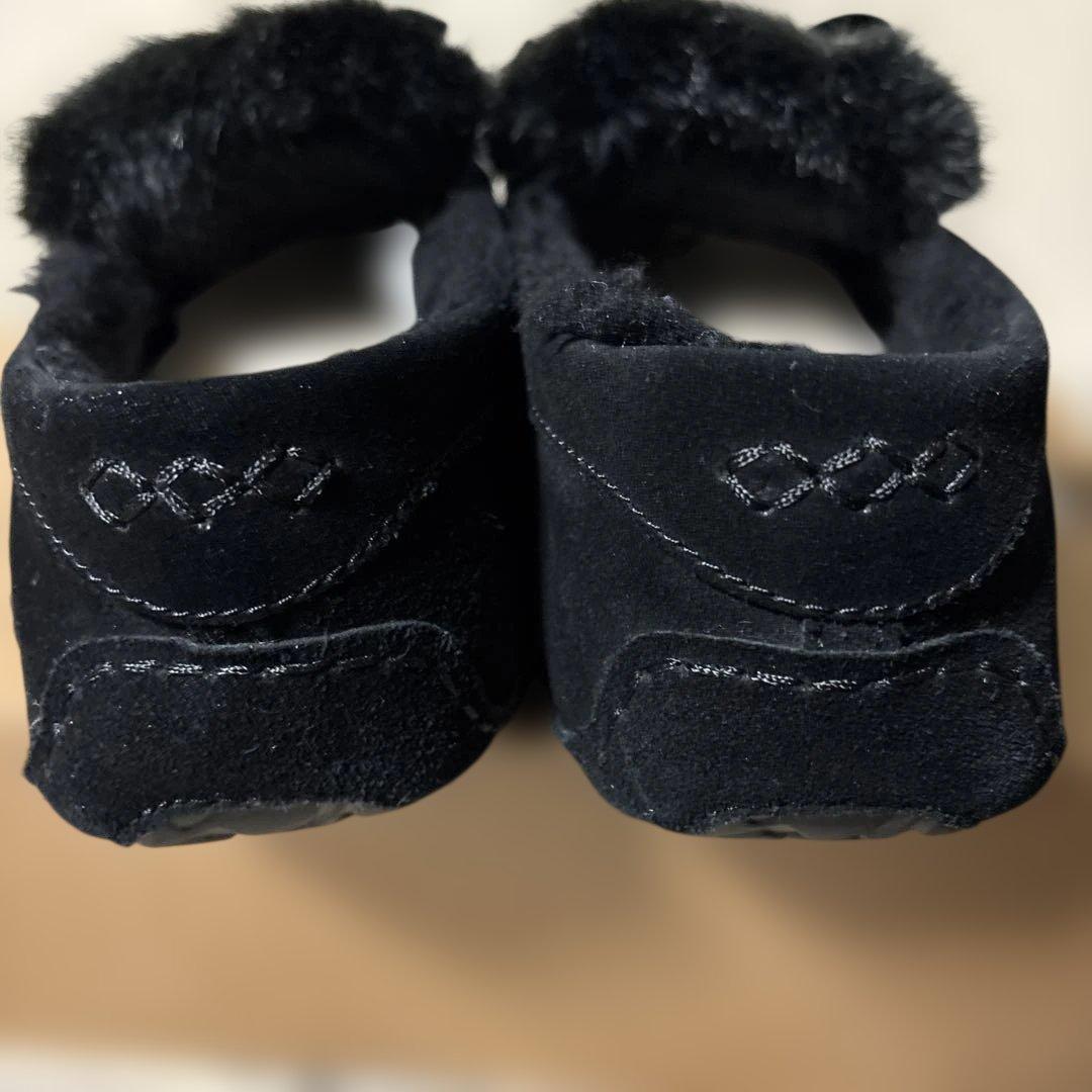UGG アンスレー シェイン モカシン スリッポン US8 ブラック
