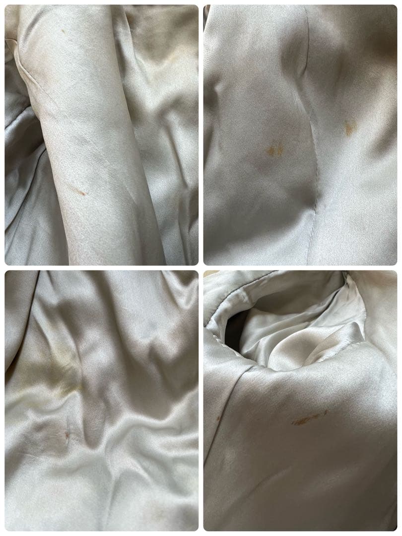 着丈110cm クロスミンク パール サガミンク リアルファーコート 本毛皮