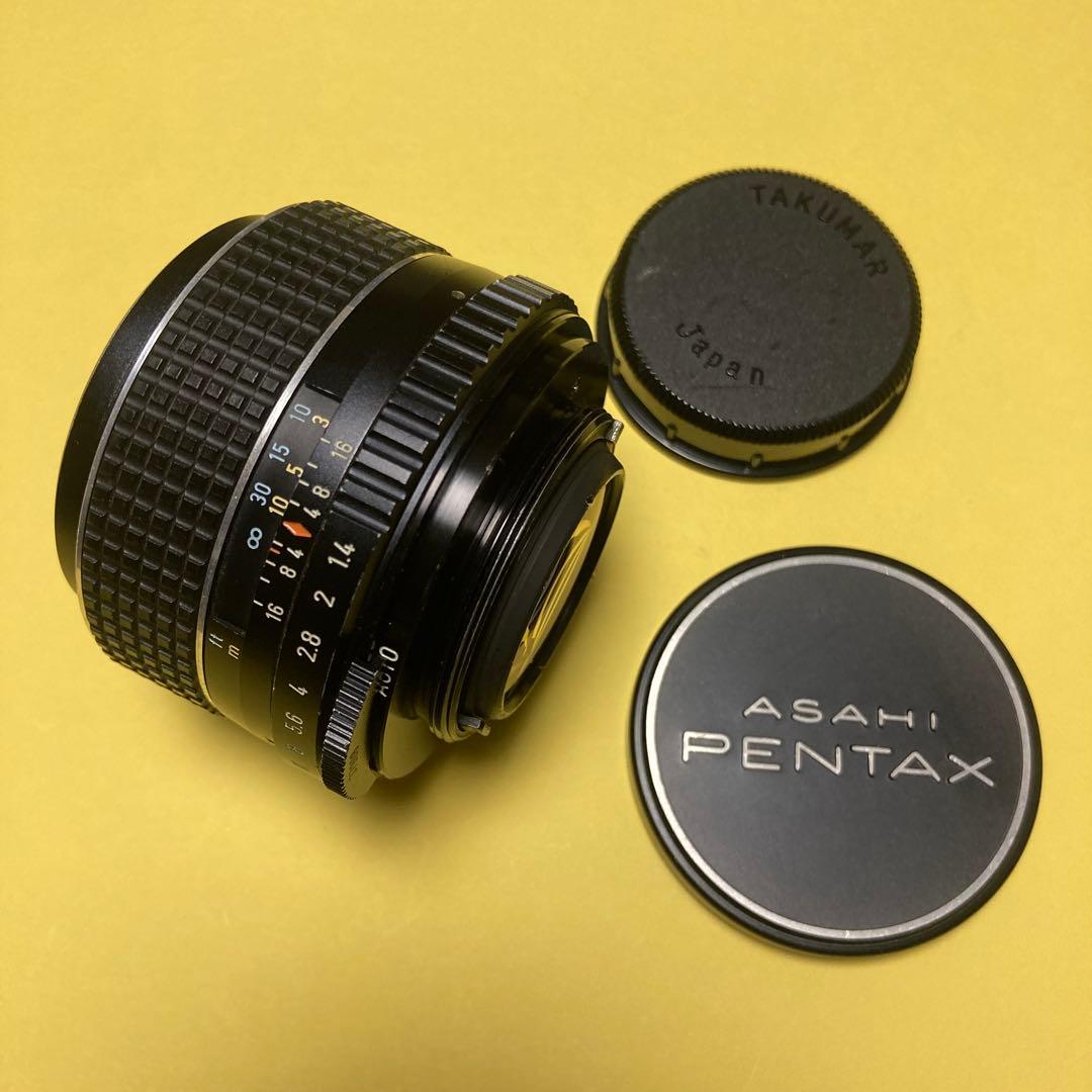 M42 美品 SMC TAKUMAR 50mm F1.4 純正付属 タクマー