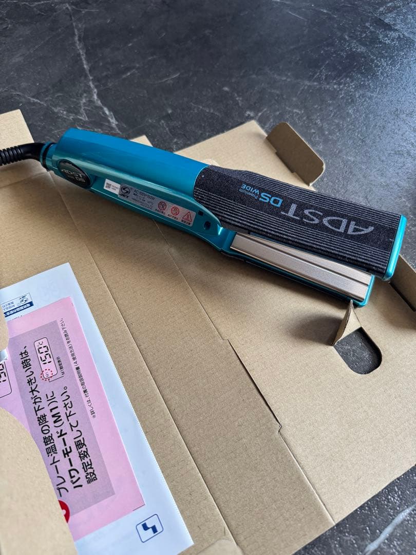 【送料無料】新品未使用ADST DS WIDE アドスト ヘアアイロン ワイド