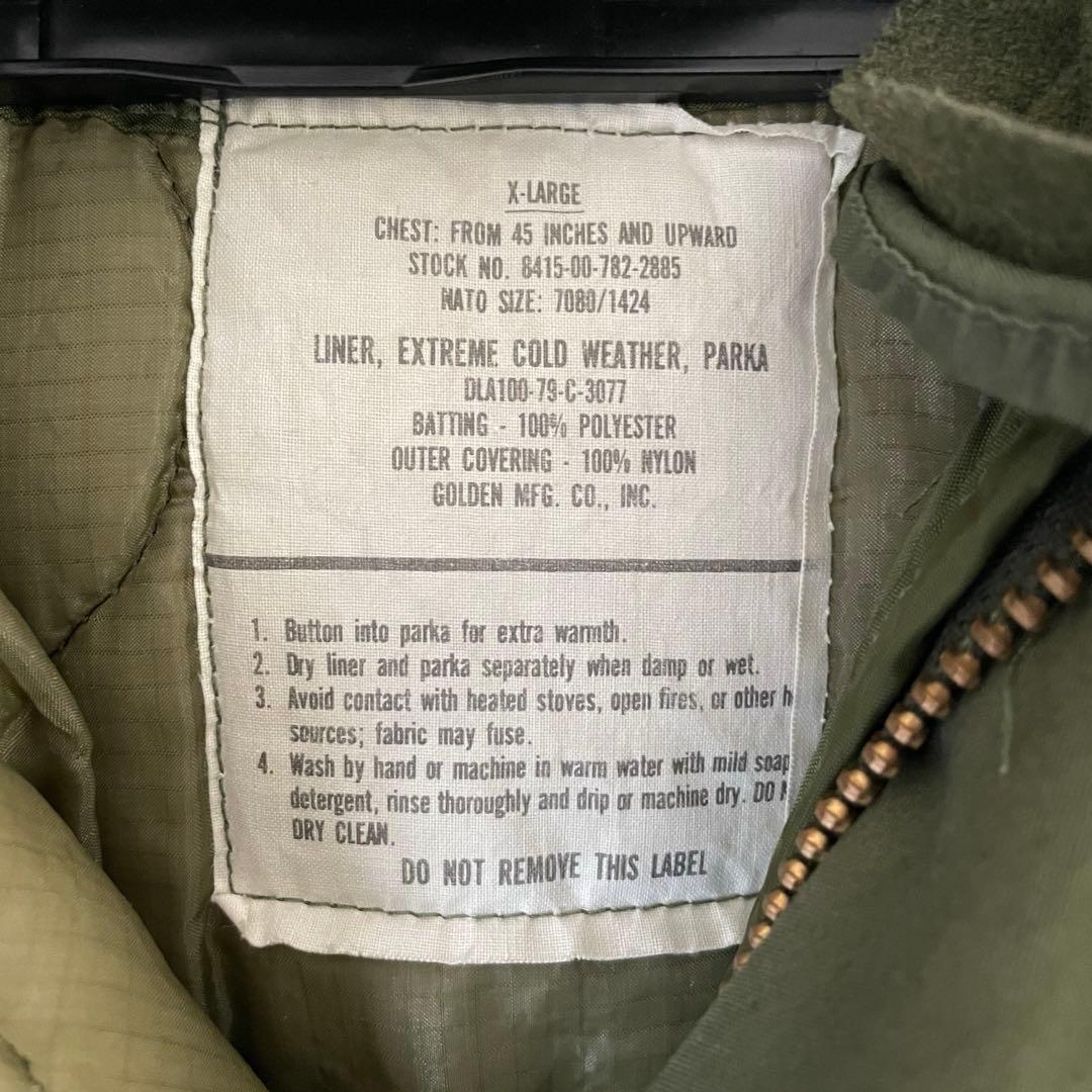 M65 フィッシュテールパーカー XL モッズコート 米軍実物 古着