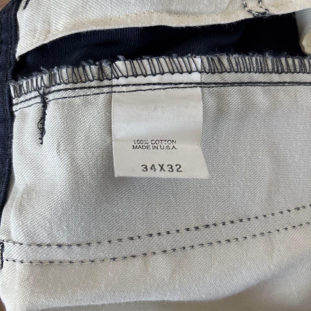 90's USA製 DOCKERS Tuck Cotton Slacks W33