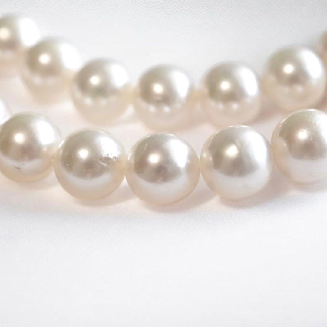 【極上・花珠品位】タサキ　アコヤ　パール　ネックレス　大珠　7.5ミリ　本真珠
