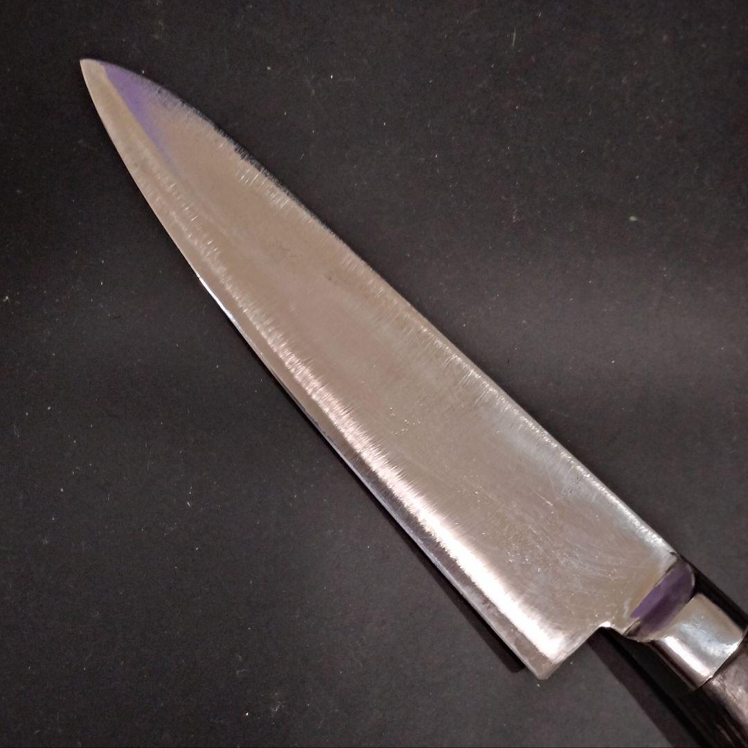 有次 上 特製 青鋼 ハガネ ペティナイフ 研ぎ済み 京都 包丁