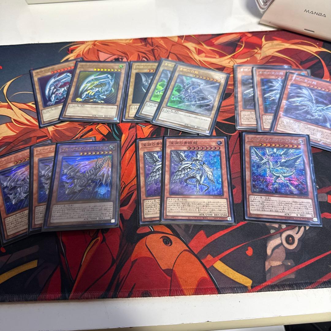 青眼、レッドアイズ、ブラマジデッキ強化に　デッキケース付き。遊戯王