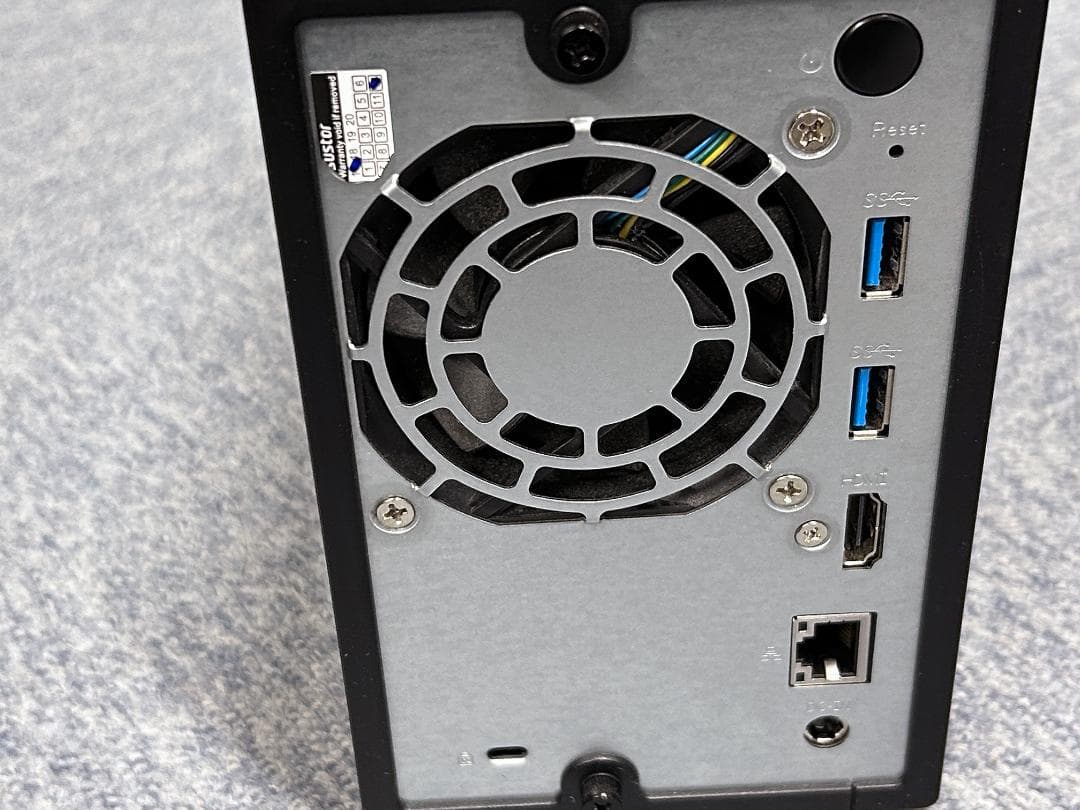 【初期化済】Asustor AS3202T NAS HDD 500GBx2セット