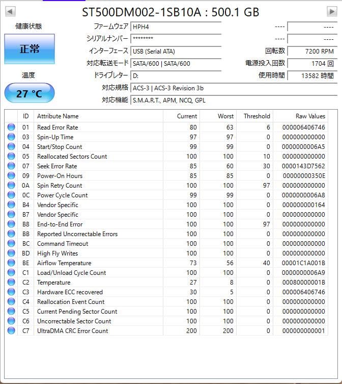 【初期化済】Asustor AS3202T NAS HDD 500GBx2セット