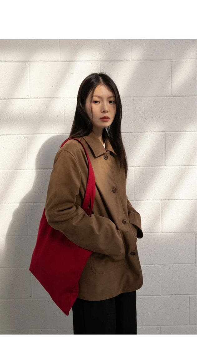 新品未使用 OHOTORO Henry Suede Jacket